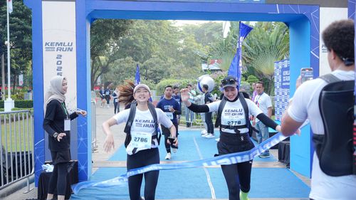 Race photo from KEMLU RUN 2025
