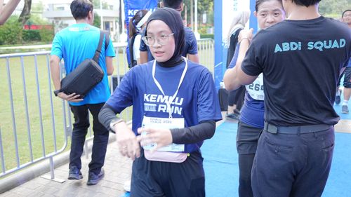 Race photo from KEMLU RUN 2025