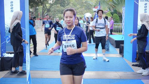Race photo from KEMLU RUN 2025