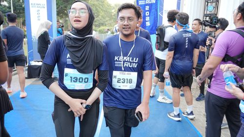Race photo from KEMLU RUN 2025