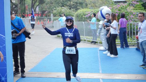 Race photo from KEMLU RUN 2025