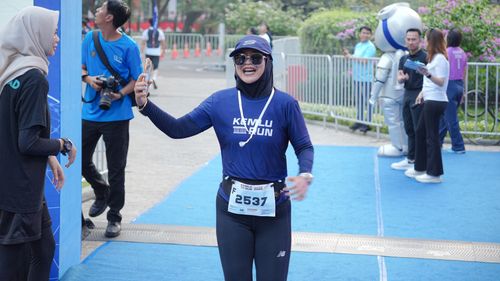 Race photo from KEMLU RUN 2025