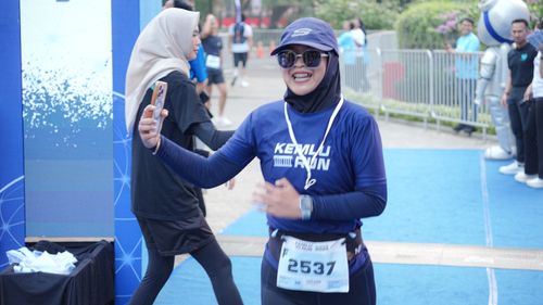 Race photo from KEMLU RUN 2025