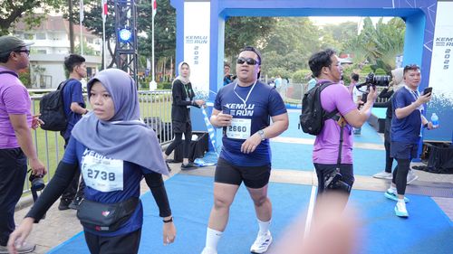 Race photo from KEMLU RUN 2025