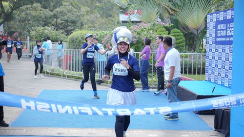 Race photo from KEMLU RUN 2025