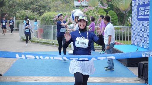 Race photo from KEMLU RUN 2025