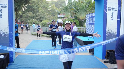 Race photo from KEMLU RUN 2025