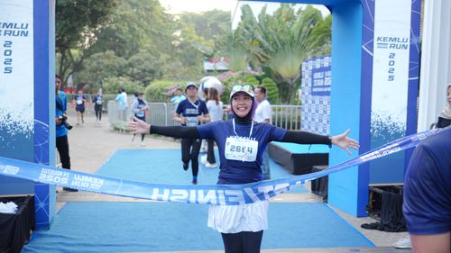 Race photo from KEMLU RUN 2025