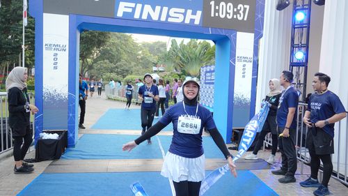 Race photo from KEMLU RUN 2025