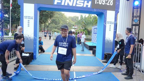 Race photo from KEMLU RUN 2025
