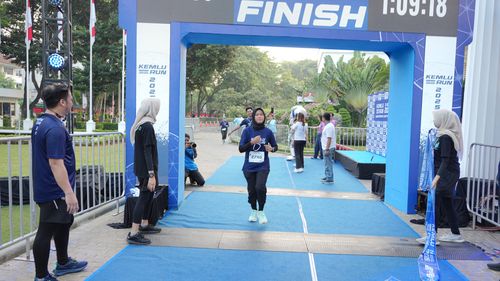 Race photo from KEMLU RUN 2025