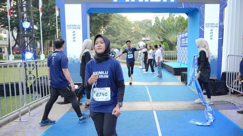 Race photo from KEMLU RUN 2025