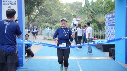 Race photo from KEMLU RUN 2025