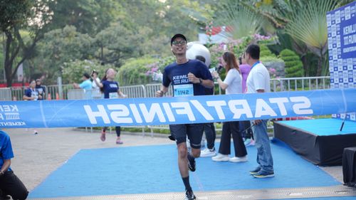 Race photo from KEMLU RUN 2025