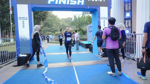 Race photo from KEMLU RUN 2025