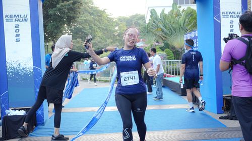 Race photo from KEMLU RUN 2025
