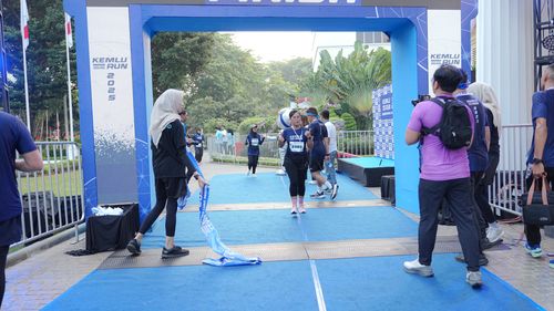 Race photo from KEMLU RUN 2025