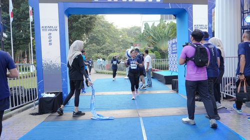 Race photo from KEMLU RUN 2025