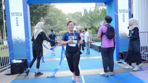 Race photo from KEMLU RUN 2025