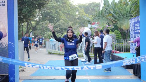 Race photo from KEMLU RUN 2025