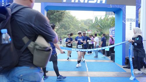 Race photo from KEMLU RUN 2025