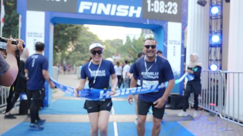 Race photo from KEMLU RUN 2025