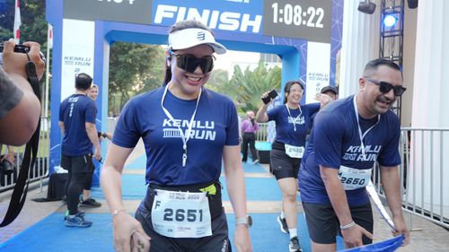 Race photo from KEMLU RUN 2025