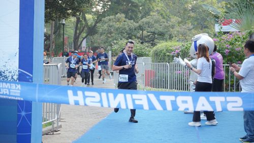 Race photo from KEMLU RUN 2025