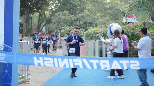 Race photo from KEMLU RUN 2025