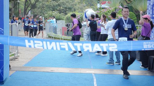 Race photo from KEMLU RUN 2025