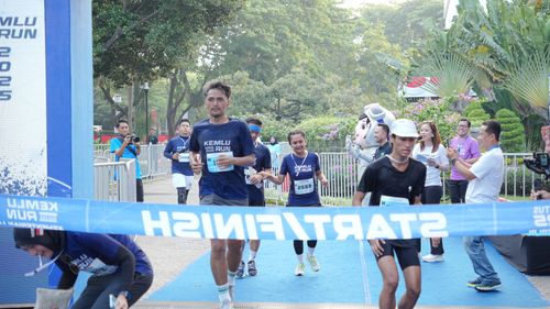 Race photo from KEMLU RUN 2025