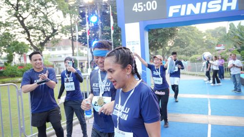 Race photo from KEMLU RUN 2025