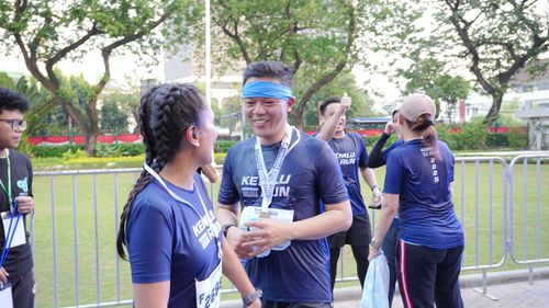Race photo from KEMLU RUN 2025