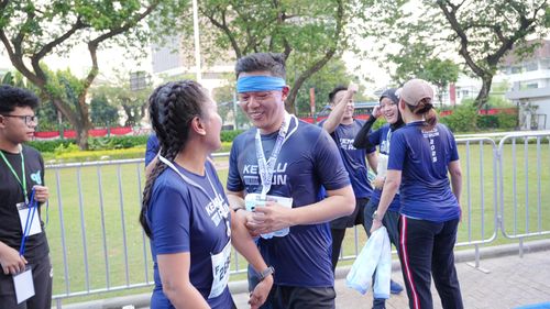 Race photo from KEMLU RUN 2025