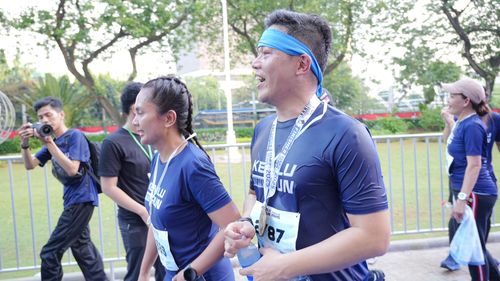 Race photo from KEMLU RUN 2025