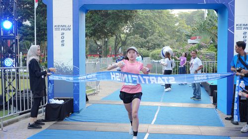 Race photo from KEMLU RUN 2025