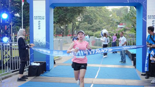Race photo from KEMLU RUN 2025