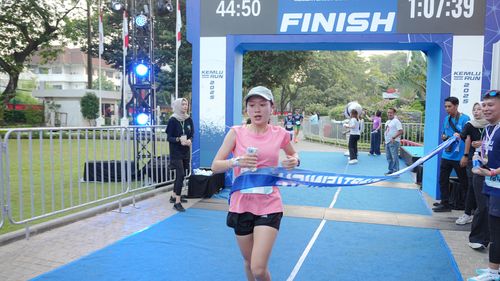 Race photo from KEMLU RUN 2025