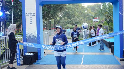 Race photo from KEMLU RUN 2025