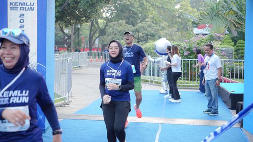 Race photo from KEMLU RUN 2025