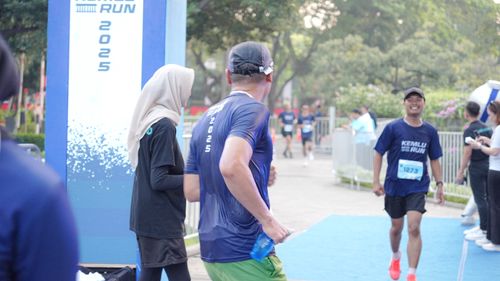 Race photo from KEMLU RUN 2025