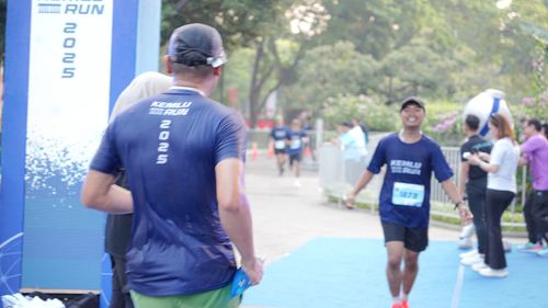 Race photo from KEMLU RUN 2025