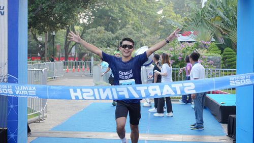 Race photo from KEMLU RUN 2025