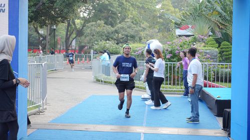 Race photo from KEMLU RUN 2025