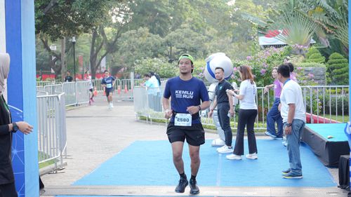 Race photo from KEMLU RUN 2025