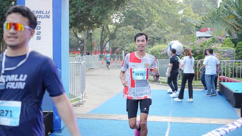 Race photo from KEMLU RUN 2025