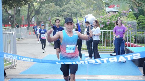 Race photo from KEMLU RUN 2025