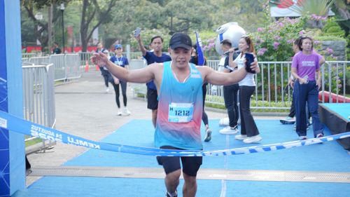 Race photo from KEMLU RUN 2025