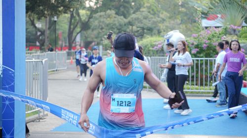 Race photo from KEMLU RUN 2025