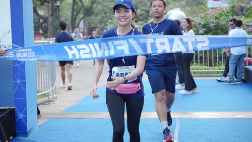 Race photo from KEMLU RUN 2025